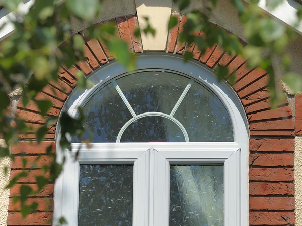 UPVC Arched Frame Windows