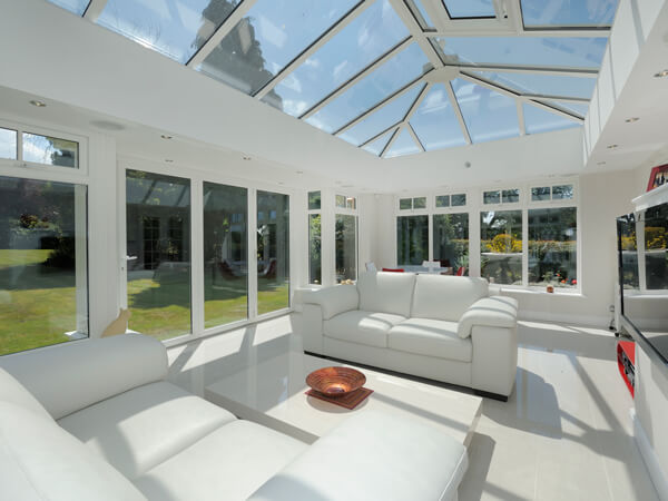 Lantern Roof Orangery with Bi-Folds